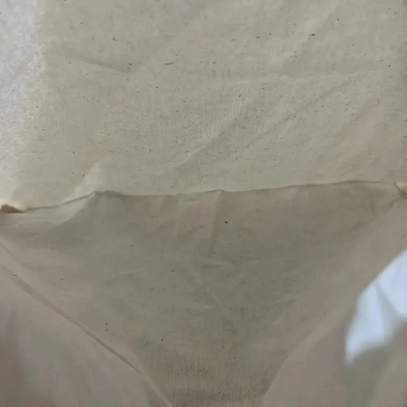 NEW Tory Burch Drawstring Accessories Travel Storage Cotton Beige - Picture 5 of 5